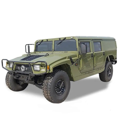 على الطرق الوعرة استطلاع مركبة عسكرية دورية قيادة شرطة سيارة صف مزدوج 4x4 150HP