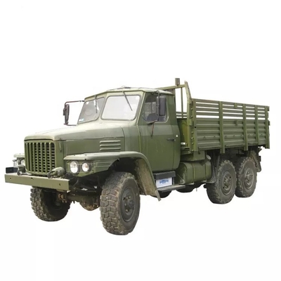 6 × 6 على الطرق الوعرة مركبة عسكرية 5MT Wheel Drive Truck Truck Cummins Engine 155hp