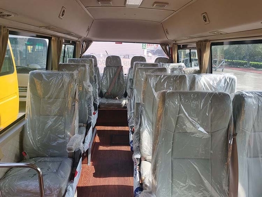 Euro 2 Emission Standard Diesel Coaster Bus 7m 22 مقعدًا ناقل حركة يدوي ميني باص فان
