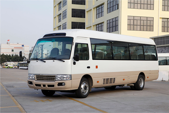 Allision ناقل حركة أوتوماتيكي Coaster Bus 30 مقعدًا 110 كم / ساعة تصدير حافلة سياحية 7.7 م