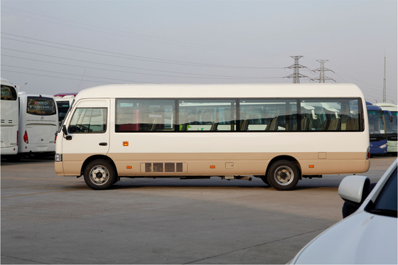 Allision ناقل حركة أوتوماتيكي Coaster Bus 30 مقعدًا 110 كم / ساعة تصدير حافلة سياحية 7.7 م