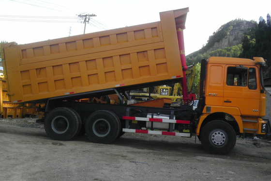 هندسة التعدين 40 طن شاحنة قلابة ثقيلة F3000 Shacman 6x4 ديزل قوة 10MT أقصى قدرة على الصعود 30٪