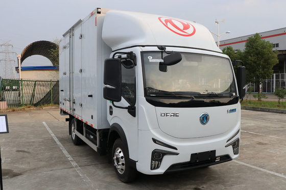 90km / H DONGFENG الطاقة الجديدة للشاحنة الكهربائية شاحنة نقل البضائع الكهربائية