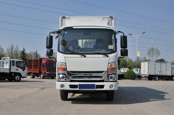 الطاقة الجديدة شاحنات الشحن الكهربائية النقية LHD RHD محرك 130kw المدى 250 كيلومتر الفرامل الهيدروليكية