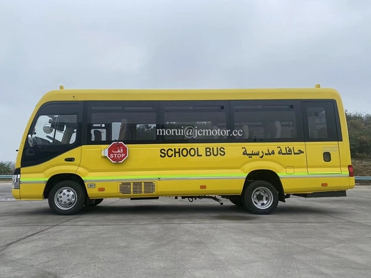 تخصيص محرك ديزل إيفكو 7m 22 مقعد كوستر حافلة المدرسة ناقل نقل يدوي