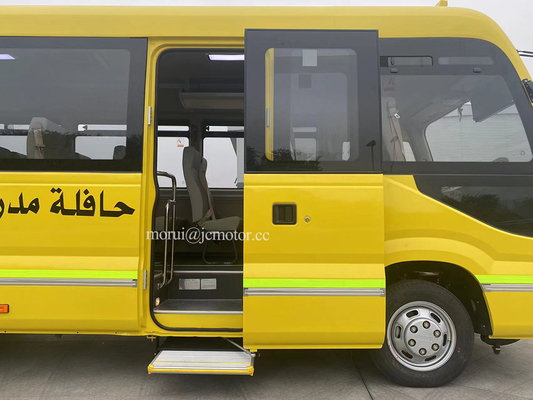تخصيص محرك ديزل إيفكو 7m 22 مقعد كوستر حافلة المدرسة ناقل نقل يدوي