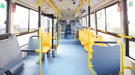 PMSM Fast Charge EEC Electric City Buses 12M Max Millage 650KM 21-44 مقعدًا