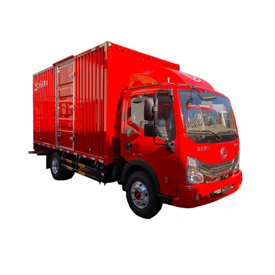 GVW 6 - 12T ديزل أحمر شحن فان شاحنة YUCHAI محرك يدوي 6MT علبة التروس