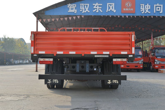 DongFeng DFAC 4x2 Column Plate Cargo Medium Truck 190HP YUCHAI Engine كبير طن المحور الخلفي