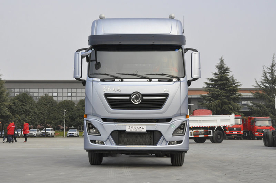 CNG Dongfeng رأس شاحنة مقطورة 460HP 500HP 12 ناقل حركة يدوي