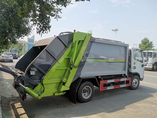 4x2 Wheel Municipal Garbage Truck 3300mm Wheelbase Trash Transport Truck