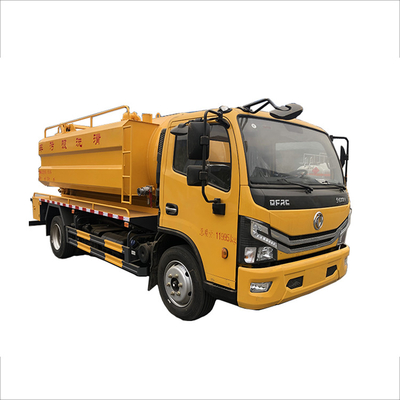 شاحنة الصرف الصحي البلدية شفط مياه الصرف الصحي 165hp 10 Cbm خزان Euro 6 الانبعاثات