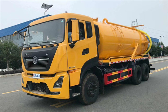 شاحنة الصرف الصحي البلدية 18 Cbm 25 طن 11870KG 9m مركبة شفط مياه الصرف الصحي