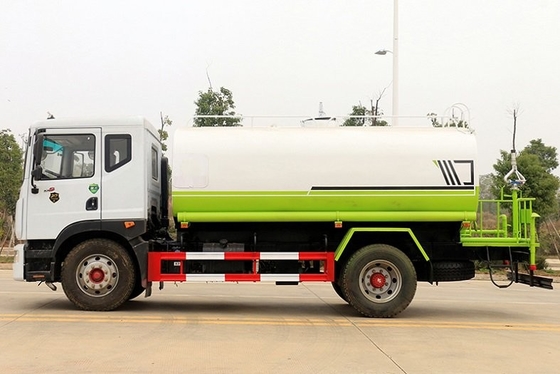 رشاش مياه متوسط ​​الحجم لشاحنة الصرف الصحي البلدية بقاعدة عجلات 4500 مم GVW 18Ton 13Cbm