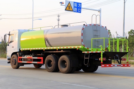 مزدوج المحور الخلفي شاحنة سقي الطريق الثقيلة 6x4 16 Cbm 14470kg خزان