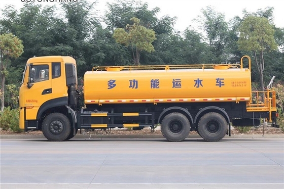 الثقيلة 6x4 290HP البلدية الصرف الصحي شاحنة 9MT 20cbm مركبة الرش