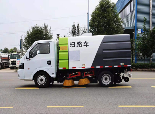 4x2 Wheel Municipal Sanitation Truck Gasoline Power 113hp Mini Road Sweeper