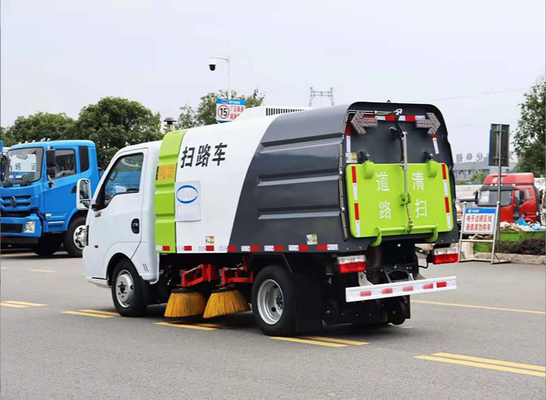 4x2 Wheel Municipal Sanitation Truck Gasoline Power 113hp Mini Road Sweeper