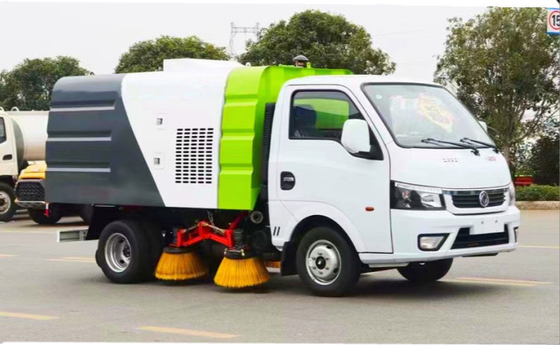 4x2 Wheel Municipal Sanitation Truck Gasoline Power 113hp Mini Road Sweeper