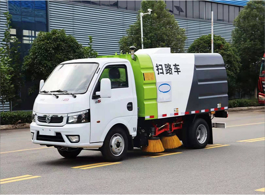 4x2 Wheel Municipal Sanitation Truck Gasoline Power 113hp Mini Road Sweeper
