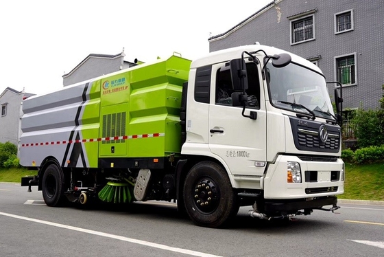 16 CBM Municipal Sanitation Truck Wheelbase 5000mm 210 HP Sweeper Cleaning Truck