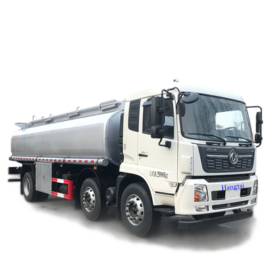 ثلاثة محاور 6 × 2 زيوت ناقلة نقل ثقيل شاحنة GVW 25 طن 19Cbm 245hp