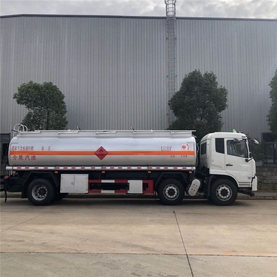 ثلاثة محاور 6 × 2 زيوت ناقلة نقل ثقيل شاحنة GVW 25 طن 19Cbm 245hp
