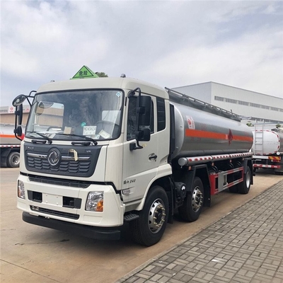 ثلاثة محاور 6 × 2 زيوت ناقلة نقل ثقيل شاحنة GVW 25 طن 19Cbm 245hp