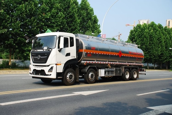 DONGFENG محرك ديزل سيارة نقل شاحنة 8x4 27 cbm 400 HP GVW 32000KG
