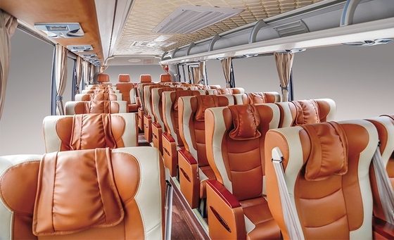 Euro 6 Emission 245hp Diesel Bus Coach 24-40 مقعدًا بتقنية كتم الصوت NVH