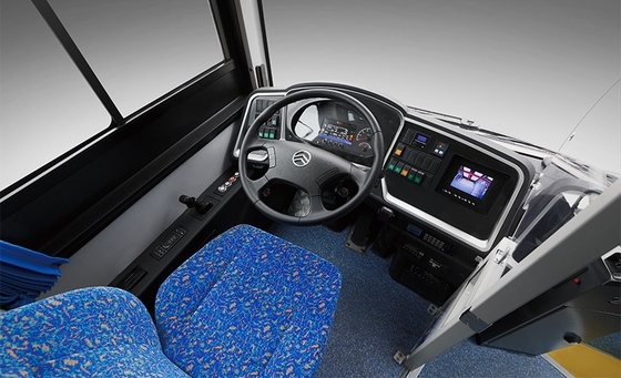 8.5m 27 Seater Luxury Bus Pure Electric Max Passenger 50 كيلومتر 200-410 كيلومتر