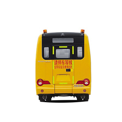 100hp 10-19 Seater Student Shuttle Bus 5.5m محرك ديزل قوة 80 كم / ساعة