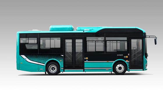 8m الكهربائية الفاخرة الحافلات قاعدة العجلات 4250mm 21 Seater Mini Bus مسافة 200-350 كم